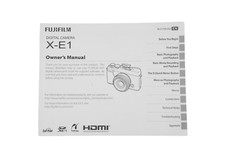 Fujifilm X-E1 Owner's Manual
