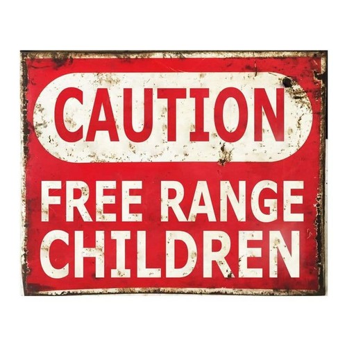 Insegna bambini gamma libera - insegna,