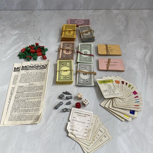 Monopoli legno vintage - monopoli,