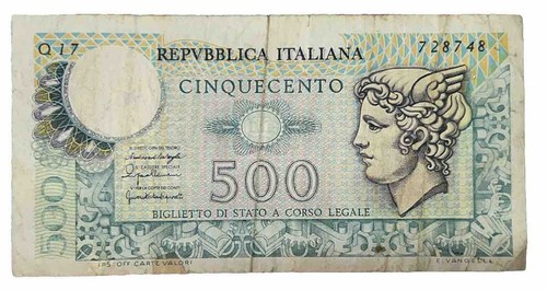500 lire italia mercurio - -,