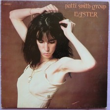 PATTI SMITH GROUP - EASTER -  INSERT INSIDE VINYL LP ITALY 1978 VG+/EX