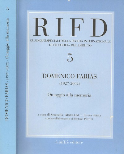 Rifd quaderni della rivista - della,