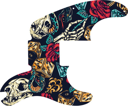 Custom pickguard for fender - wd,