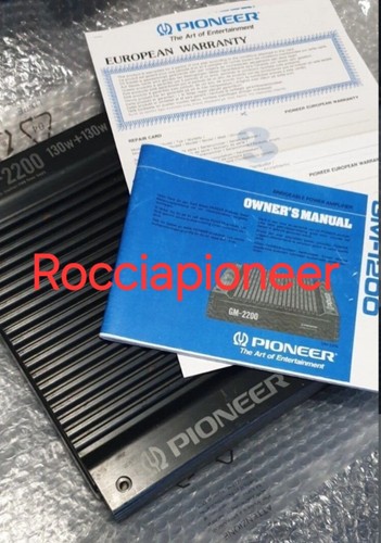 Pioneer amplificatore 2200 - pioneer,