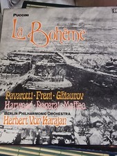 GIACOMO PUCCINI '' LA BOHEME ''  BOX 2 LP ALBUM SET EX/EX
