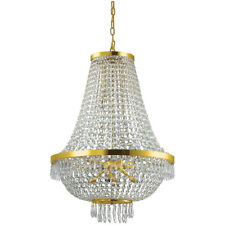 lampadari strass e oro stile