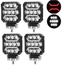 4x LED Lavoro Pois Luce
