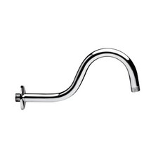 Braccio doccia curvo in ottone