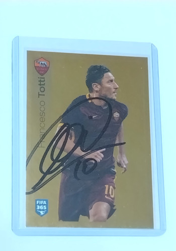 Autografo francesco totti - francesco,