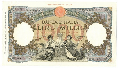 1000 lire capranesi - 1000,