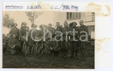 1939 MARTIGNACCO Bersaglieri in bicicletta XVIII Battaglione - Foto 13x8 cm