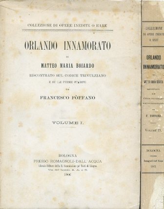 Orlando innamorato riscontrato - orlando,