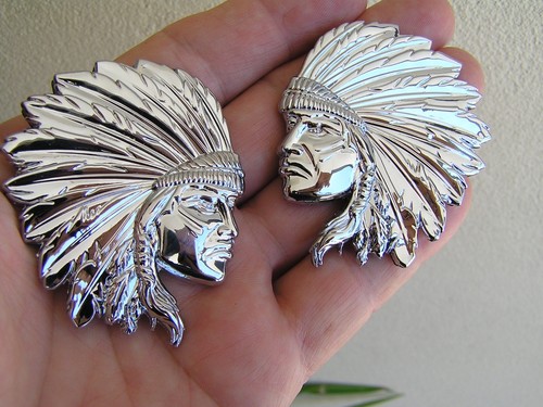 Indian chief coppia distintivi - indian,