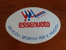 ADESIVO ESSENUOTO PUBBLICITA ARTICOLI SPORTIVI ANNI 80 STICKER VINTAGE 11X8 CM