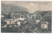 1930 ca SUSINO DI TREMEZZINA Collegio Peduzzi e panorama - Cartolina FP NV