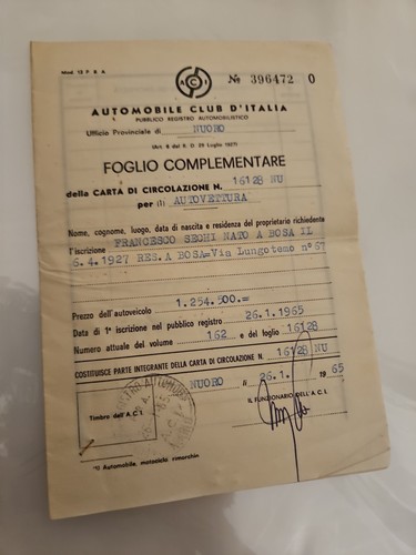Vintage foglio - vintage, a.c.i.