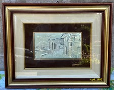 Quadri vintage in foglia oro e