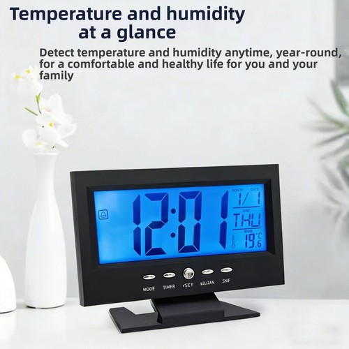 Orologio tavolo lcd con - da,
