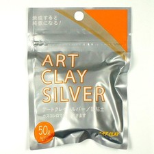 Aida Chemical Art Argilla Argento 50g Argento Fine Modellazione Argilla Giappone Nuovo