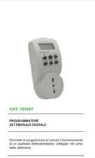 PROGRAMMATORE SETTIMANALE