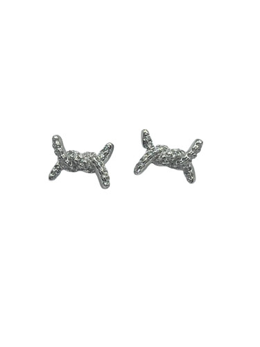 Orecchini nodo argento 925 - orecchini,