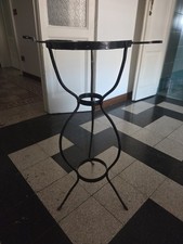 Porta catino robusto in ferro battuto nero - '800 - '900 - originale dell'epoca