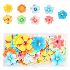 80 Pezzi Fiori Cake Toppers