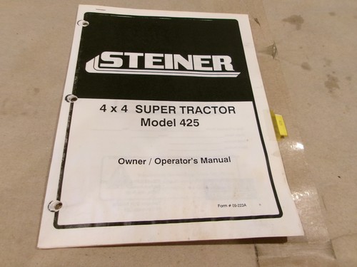 Manuale proprietario operatore - manuale, proprietario/operatore