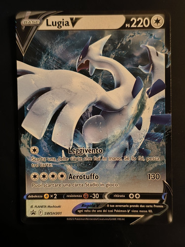 Carta pokemon lugia swsh301 - carta,