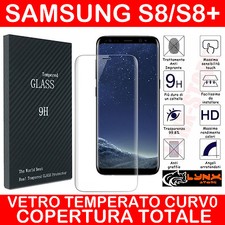 Pellicola Vetro Temperato Curvo Per Samsung Galaxy S8-S8 PLUS proteggi schermo