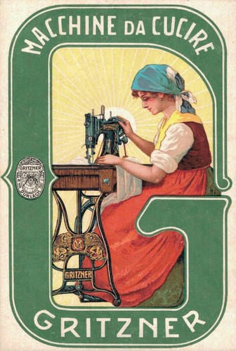 Pubblicità macchine cucire - pubblicità,