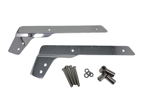 Supporti sissy bar - supporti, cromati