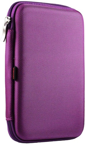 Navitech purple case for - purple,