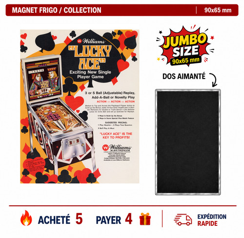Magnet frigo lucky ace - magnet, --