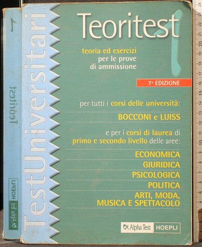Teoritest test universitario - teoritest.,