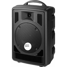MONACOR TXA-800 AMPLIFICATORE PA/DJ PORTATILE E SISTEMA ALTOPARLANTI (80W) BATTERIE NUOVE!
