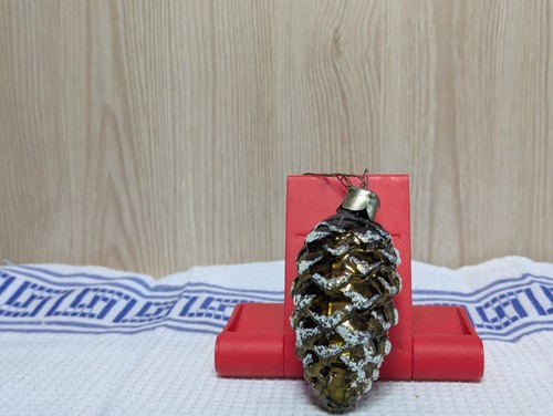 Vintage ornamento pigna - vintage,