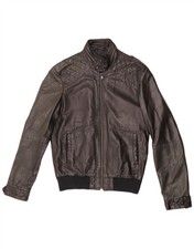 ZARA Giacca di pelle uomo UK