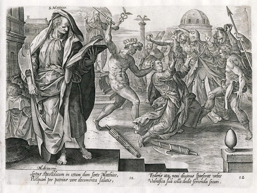 Goltzius de vos - m., martirio