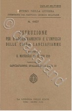 LANCIAFIAMME Mod 41 1943 4407 FLAMETHROWER REGIO ESERCITO Manual DVD