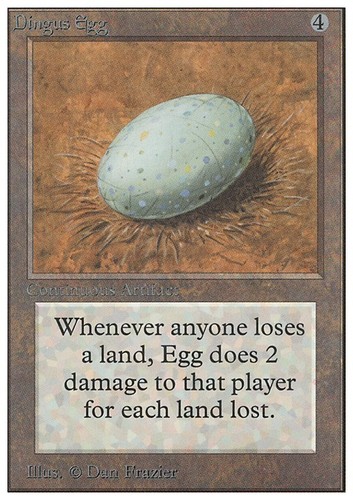Mtg dingus egg played - mtg,