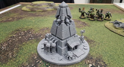 Necron tower terreno - terreno, sparso