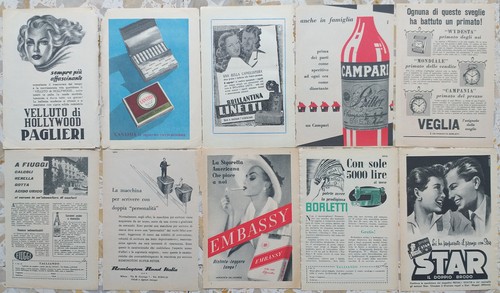 Pagine pubblicità anni - pagine,