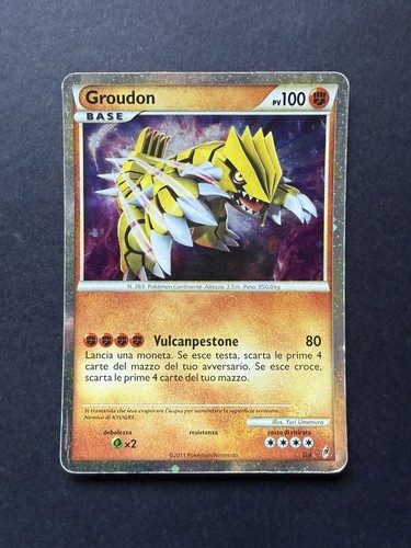 Groudon shiny sl4 holo - groudon,