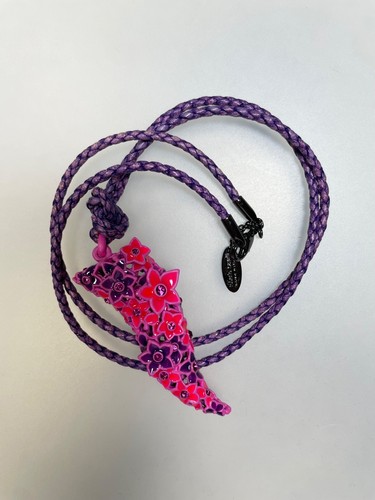 Collana con ciondolo corno - collana,
