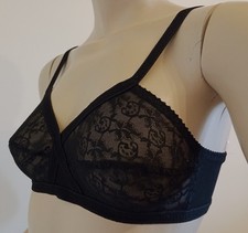 VINTAGE REGGISENO PIZZO NERO