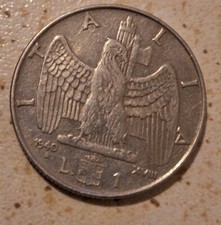 1 Lira 1940 Vissuta In Perfette Condizine 
