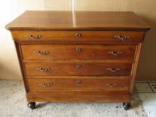 CASSETTONE CAPPUCCINO ANTICO IN NOCE META’ 800