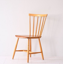 MidCentury Sedia scandinava Pinnstolar, originali scandinave retrò 60s