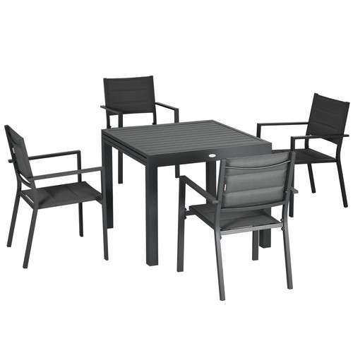 Outsunny set 7pz tavolo - set,